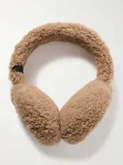 [Yves Salomon] Yves Salomon - Shearling Earmuffs - Beige - One size One size Neutrals