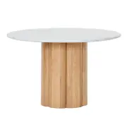 Kora Marble Round Dining Table