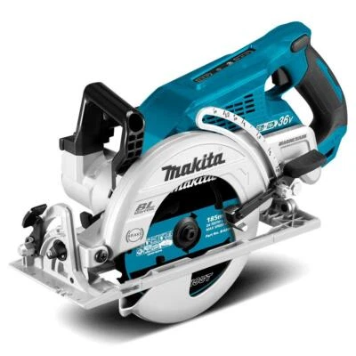 Makita 36V (18V x 2) Li-ion Brushless 185mm (7") Rear Handle Circular Saw - Skin
