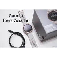 在飛比找蝦皮購物優惠-[蝦幣九折] 二手 Garmin Fenix 7S Sola