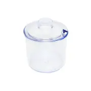 7 OZ PLASTIC CONDIMENT JAR W/ LID LOT OF 12 (Ea)