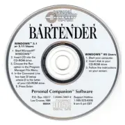 Instant BARTENDER CD-ROM for Windows - NEW CD in SLEEVE