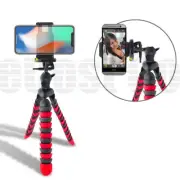 12" Universal Cell Phone Holder Flexible Octopus Tripod Bracket Selfie Stand