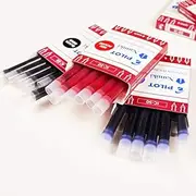 Authentic Pilot Namiki IC-50 IC50 ic50 Fountain Pen Ink Cartridge 6 pcs/Box Blue/Black/Red Color : Blue