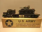 Taylor Made TMT-18420 Trucks US Army Flatbed Truck Sherman Tank M4A3