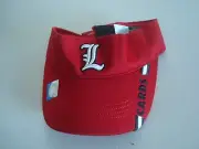 LOUISVILLE CARDINALS VISOR GOLF BEACH STRAPBACK DEADSTOCK HAT CAP VINTAGE C3