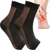 Soothe Socks | Toeless Compression Socks for Women Breathable - Soothing Athletic Socks, Thin Running Socks for Feet, Nerve Damage, Ankle