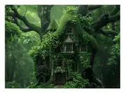 Tree House Canvas Print