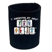 Fishing Oob 7 Dwarves Of Golf - Funny Novelty Stubby Holder