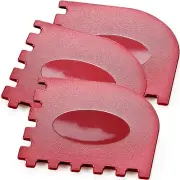 3 Set Plastic Grill Pan Scraper Griddle Scraper Tool Grill Scraper for Griddle C