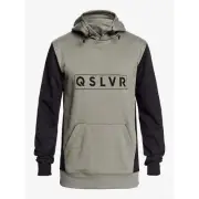 Quiksilver Big Logo Tech Hoody Agave Green Dryflight 2020 Hoodie Snowboard Dwr M
