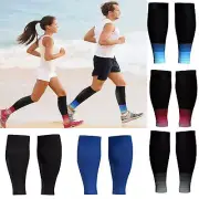 2PCS Compression Calf Sleeve Socks Leg Support Brace Sports Shin Splint Socks ♪