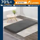 Foldable Mattress Folding Foam Bed Mat Single Grey Portable Sleep Solution EL-GY