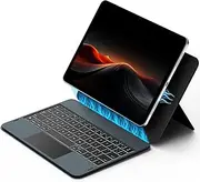 for iPad A16 11th Gen 11 inch 2025,10th Gen 10.9 inch 2022 Non- Charge Keyboard,Smart Connector Technology, Large Precision Trackpad,Full-Size Backlit