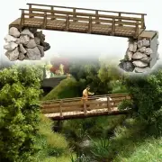 Wooden Bridge OO/HO gauge building kit Busch 1497