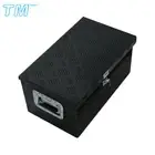 20 x 12 x 9.5 Inch Black Aluminum Tool Box for Car Pickup Trunk Tool Storage