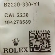 ROLEX FACTORY NEW SEALED GREAT WHEEL 2230 330