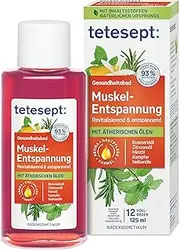 tetesept Muscle Relaxation Bath - Health Bath with Essential Oils - Relaxing Bath Additive After Physical Exercise - 1 x 125 ml