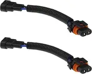 VGOL 2PCS H8 H11 to HB4 Lamps Connectors Compatible with E90 E91 Fog Lights Conversion Adapter Plugs Wiring Harness Sockets Plug and Play 12V-24V 18cm