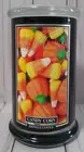 Kringle Candle Halloween Candy Corn Limited Edition Black Jar 2 Wick