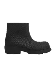 Bottega Veneta Fireman Ankle Boots 40,41 black