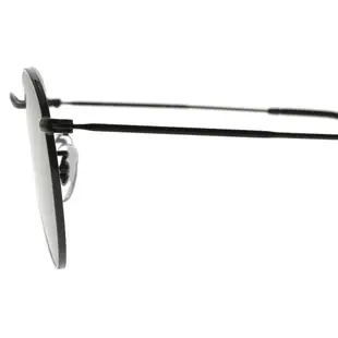RayBan雷朋 RB3447N 00271-53mm 復古圓框款 ROUND METAL 墨鏡- 金橘眼鏡
