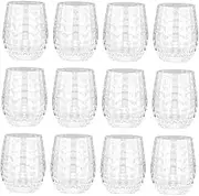 VALICLUD 12pcs Pineapple Drinking Pineapple Shape Cups for Wine Whiskey Juice and Cocktails for Outdoor Parties Pool Events and Picnics