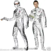CL295 Spaceman Astronaut NASA Jumpsuit Moon Mens Fancy Dress Up Costume Outfit