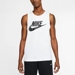 【NIKE 耐吉】背心 男款 運動背心 AS M NSW TANK ICON FUTURA 白 AR4992-101