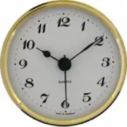 New Quartz Clock Insertion Movement 65mm Diameter Arabic Numerals - CM533