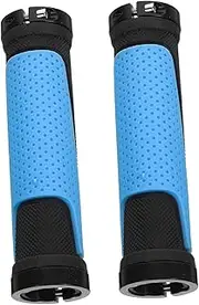 INOOMP 1 Pair Anti-Slip Handle Cover Handles Grips Handlebar Mount Bicycle Bicycle Handlebars Bike Supplies Outdoor Bike Accessories Rubber Blue