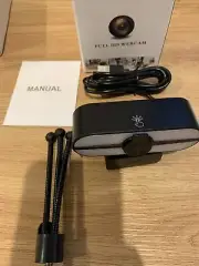 2k Ultra HD Webcam Microphone Auto Fixed-Focus 360° Rotating... NEW