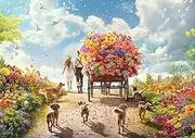 Buffalo Games - Angelo Bonito - Country Life- Wildflower Harvest - 500 Piece Jigsaw Puzzle for Adults Challenging Puzzle Perfect for Game Nights - Finished Puzzle Size is 21.25 x 15.00