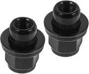 ETHZZLE 2 Pcs Heavy Duty Black Tire Lug Nuts Compatible with Toyota Wheels Durable Wheel Lock Nuts for Secure Tire Fixation Performance Urban and Off Road Driving