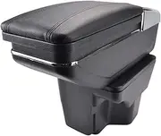 Car Armrest Rest Center Console Storage Box Cup Holder, for Kia, Rio Armrest Center Console 2012-2016 2013 2014 2015 Central Leather Box Tray Vehicle armrest compartment﻿