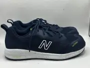 New Balance Men's Composite Toe Logic Industrial Boot, Navy/Lime EH SIZE 12