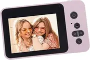 1080P Digital Camera with 12MP & Auto Focus, 2.4 Dual Lens Compact Camera for Selfie/Vlog, Portable Travel Photography Camera (Blue)