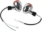 Front Rear Turning Indicator Lights Motorcycle Rear Turn Signal Lights, for Shadow 400 750 VT750 04-07 Turn Indicators Lamp Blinkers Motorcycle Turn Signal Lights