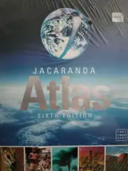 JACARANDA ATLAS 6th Edition with CD-ROM World Geography Reference Book NEW
