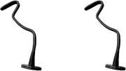 YEHEI 2 x Front Loading Door Support for Washing Machines, Flexible Door Support for Washing Machine and Dryer, Keeps The Door of Washing Machine and Dryer Open to Stay Dry, Black
