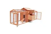 Chicken Run Coop Chook Bird Cage Pen Shelter Wood House Rabbit Hutch Bunny Pet Enclosure Outdoor