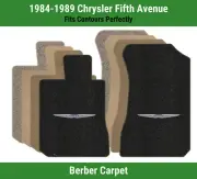 Lloyd Berber Front Carpet Mats for '84-89 Chrysler Fifth Avenue w/Chrysler Wings (for: Chrysler)