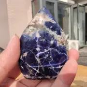 117g RARE Natural Sodalite Tower Point obelisk blue Quartz Crystal Healing