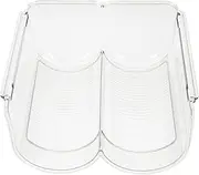 HOLIDYOYO 2Pcs Acrylic Wine Display Racks Creative Wine Showing Shelves for Kitchen Fridge Countertop Storage Stylish Beverage Organizer