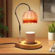 Dimmable Flower Candle Warmer Lamp With Timer, Electric Melter Light, Vintage...