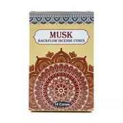 Sacred Tree Musk Backflow Incense Cones - 168 Cones