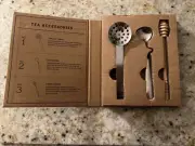 Sips Drinkware Tea Accessories Tongs, Spoon & Dipper NIB by Santa Barbara design