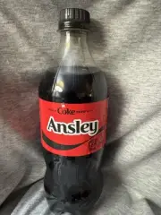 Share a Coke with Ansley 2025 Personalized Gift Coca Cola Bottle 20oz Zero