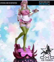 1/24 Resin Beauty Lady Unpainted Unassembled 4168