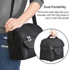 Dual Compartment Cooler Bag Large Capacity Lunch Tote Men Women